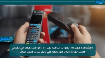 «مشاهدة مميزة» القنوات الناقلة لمباراة زاخو ضد دهوك في نهائي كأس العراق 2025 وتردداتها على نايل سات وعرب سات
